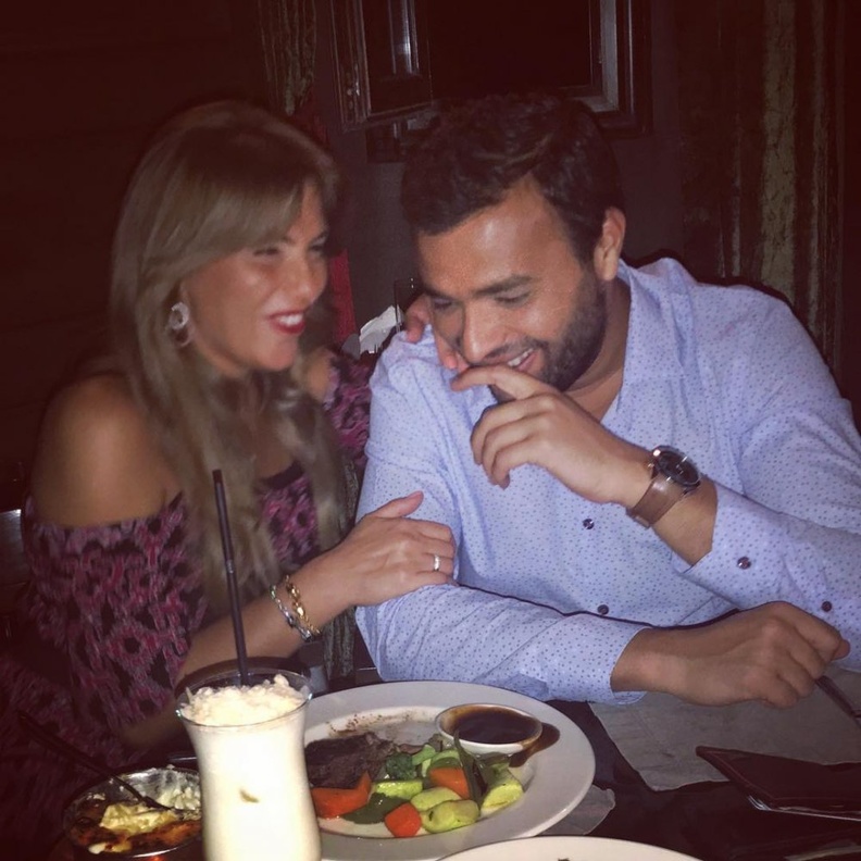 رامي صبري وزوجته