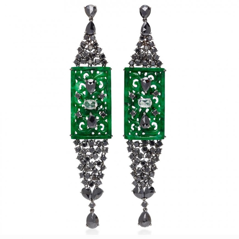 أقراط فاخرة لسهرات 2018