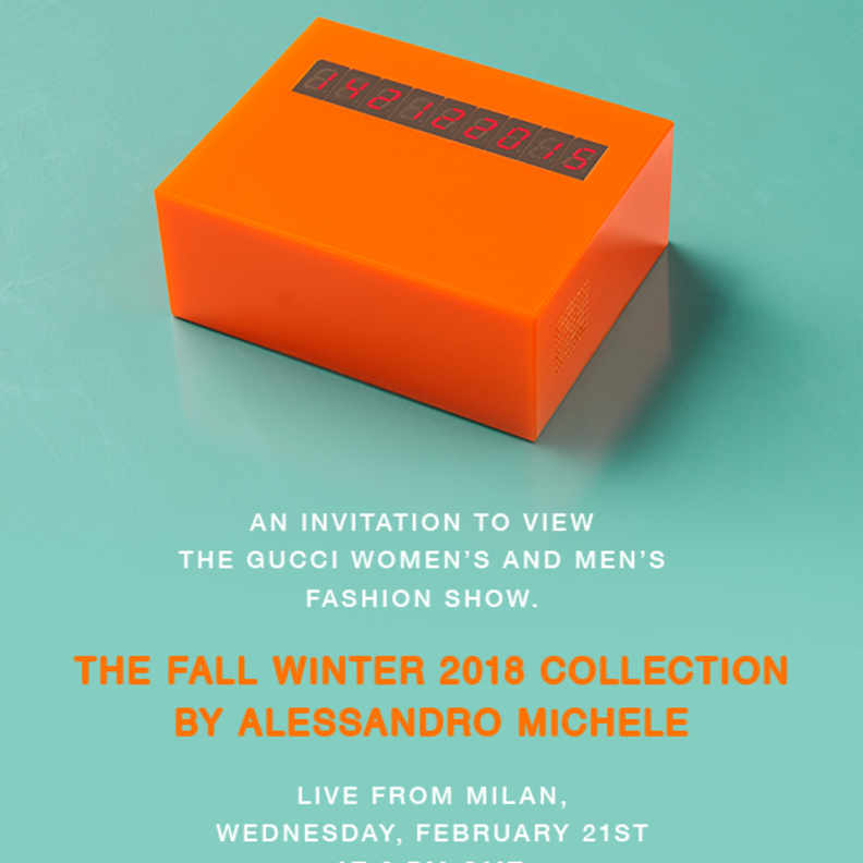 عرض أزياء Gucci
