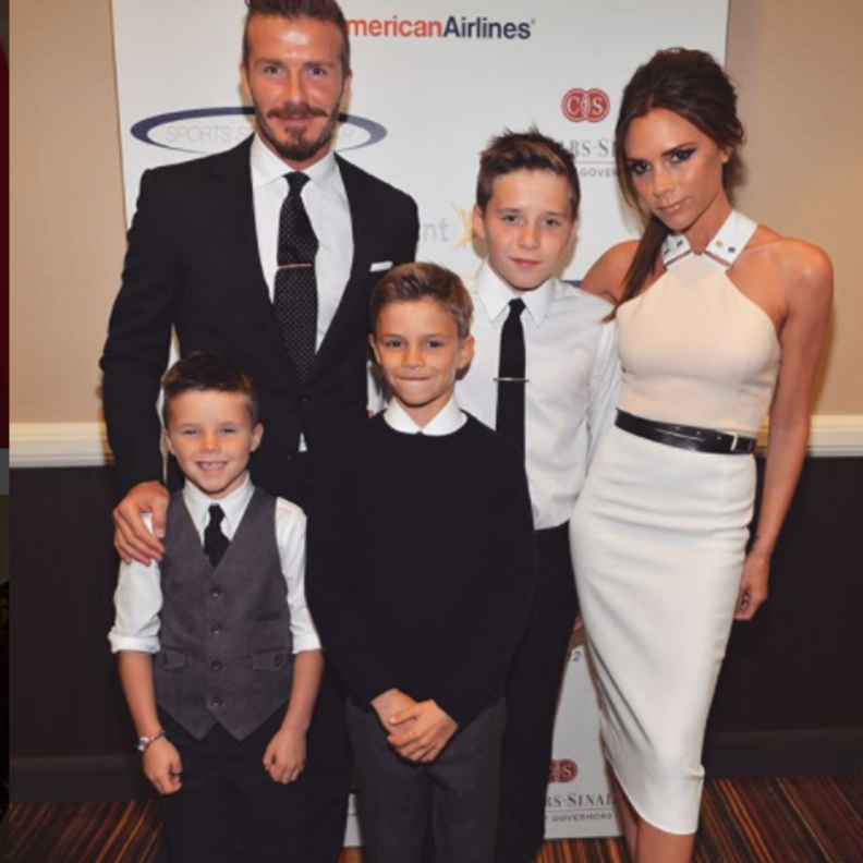 إطلالات الثنائي بيكهام على السجادة الحمراء