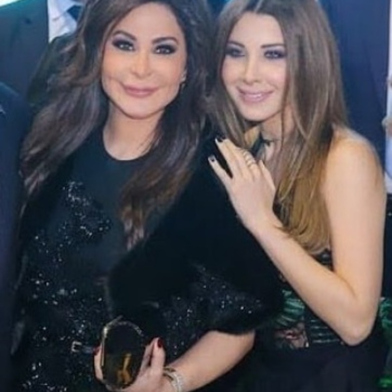 ناسي عجرم واليسا في حفل اطفال التوحد