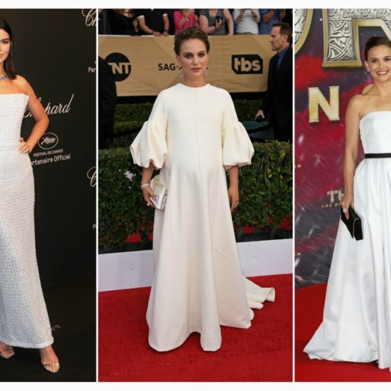 نجمات تألّقن بفساتين باللّون الأبيض