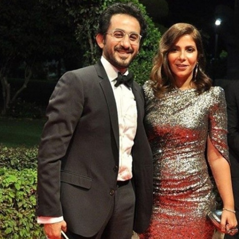 منى زكي وزوجها