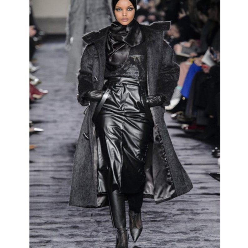 موضة الحجاب في عروض ازياء ميلانو لخريف 2018