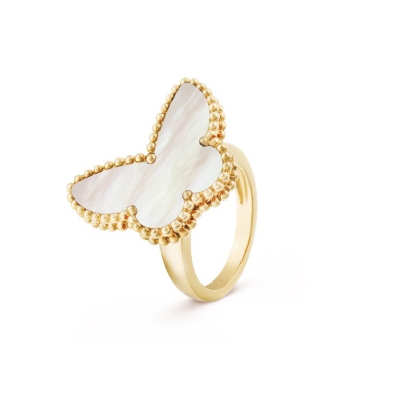 خاتم يوكو لندن من الذهب والماس واللؤلؤ