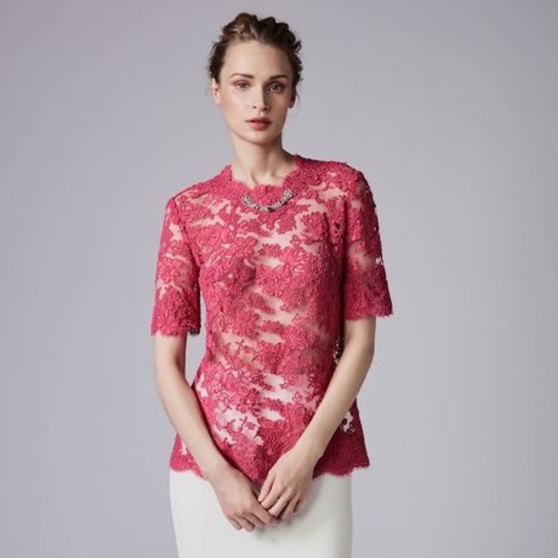 موديلات بلايز دانتيل للسهرات