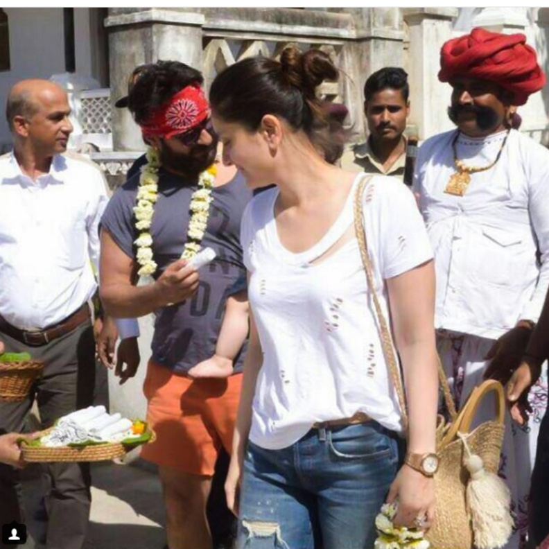 صور من رحلة كارينا كابور إلى ولاية راجستان الهندية