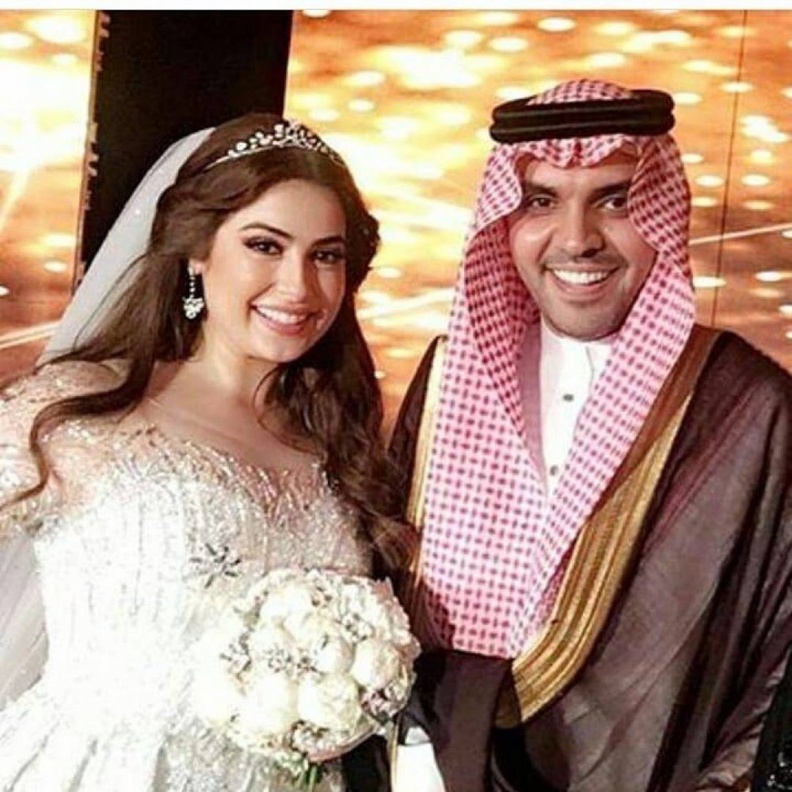 ريم احمد مع عريسها