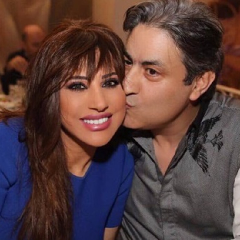 نجوى كرم وشقيقها الراحل