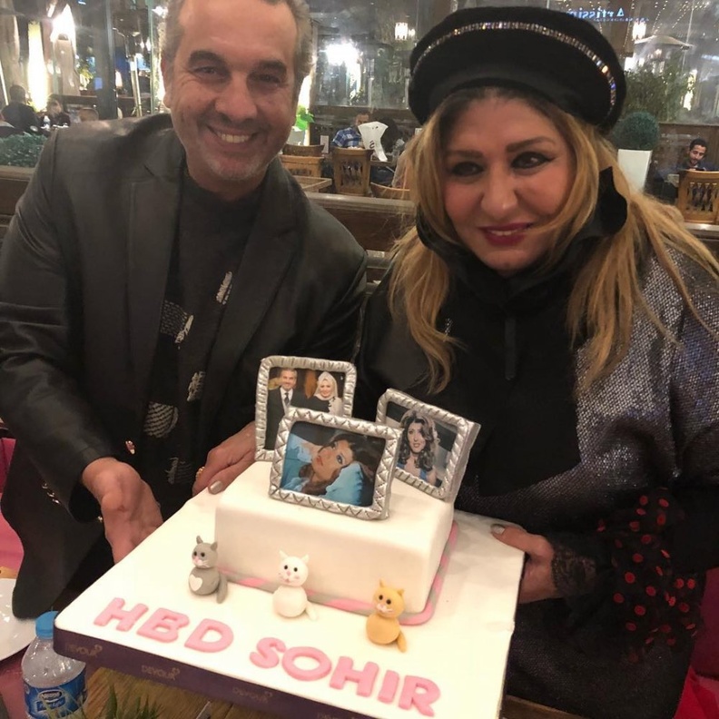 سهير رمزي وزوجها