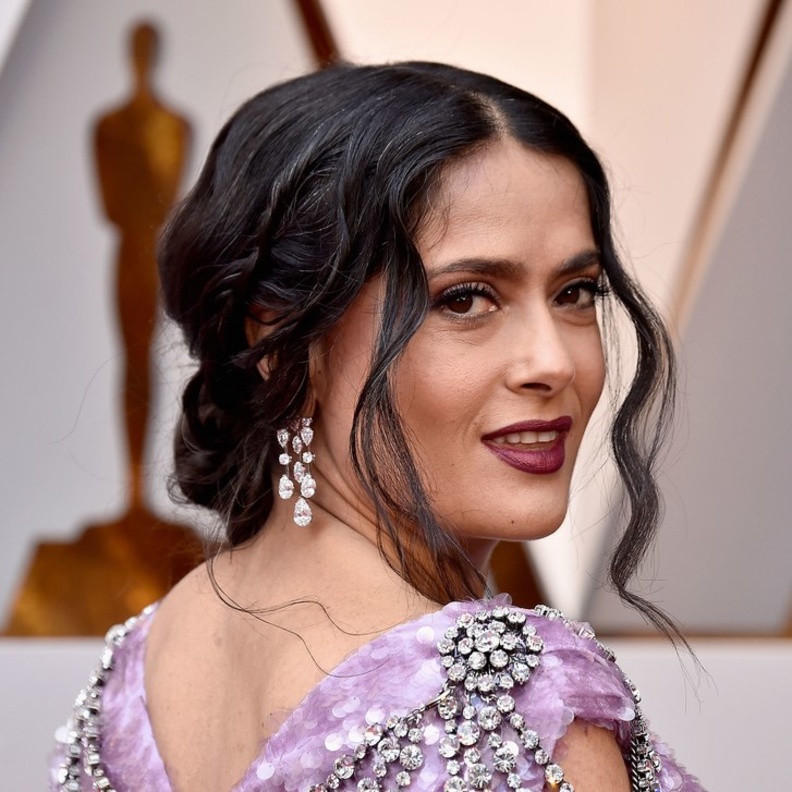 مجوهرات سلمى حايك بـ 4 ملايين دولار في حفل الاوسكار 2018