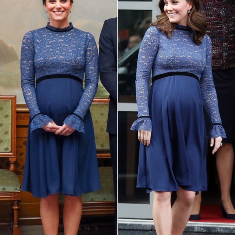 كيت ميدلتون تختار معطف بني ومميز