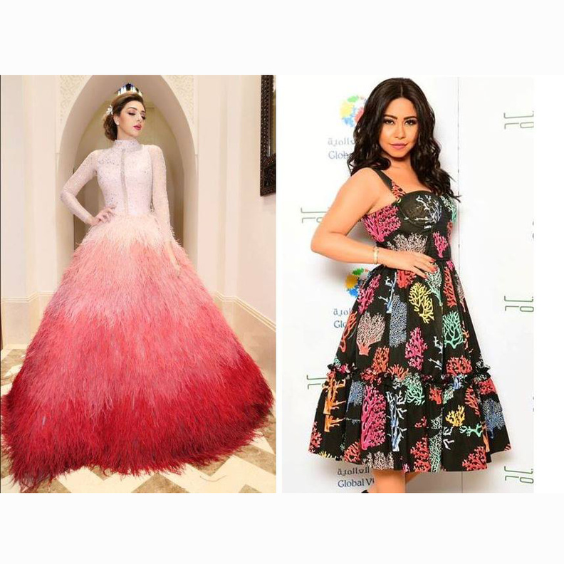 الالوان تطغى على إطلالة شيرين وميريام فارس.. فأيهما الاجمل؟