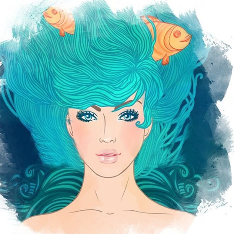 امرأة الحوت رومانسية للغاية وتفقد نفسها في العلاقة العاطفية