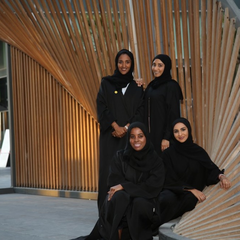 عضوات فريق الجري "أنا قو" Ana gow