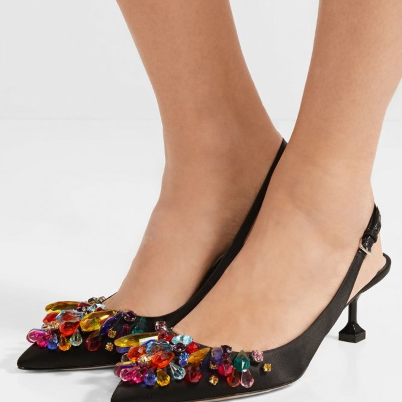 Dolce & Gabbana حذاء بكعب منخفض بتصميم أنيق من