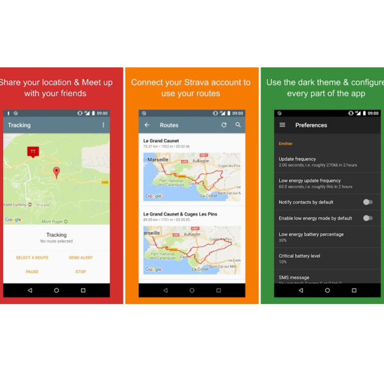 تطبيق Beacon لمشاركة موقعك في الوقت الحقيقي.