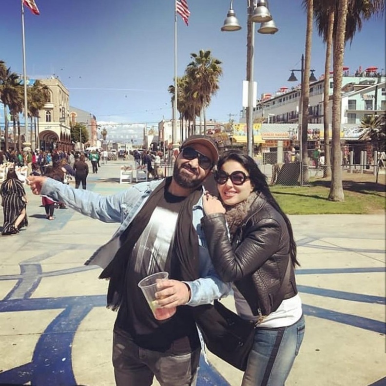 أحمد سعد وسمية الخشاب 