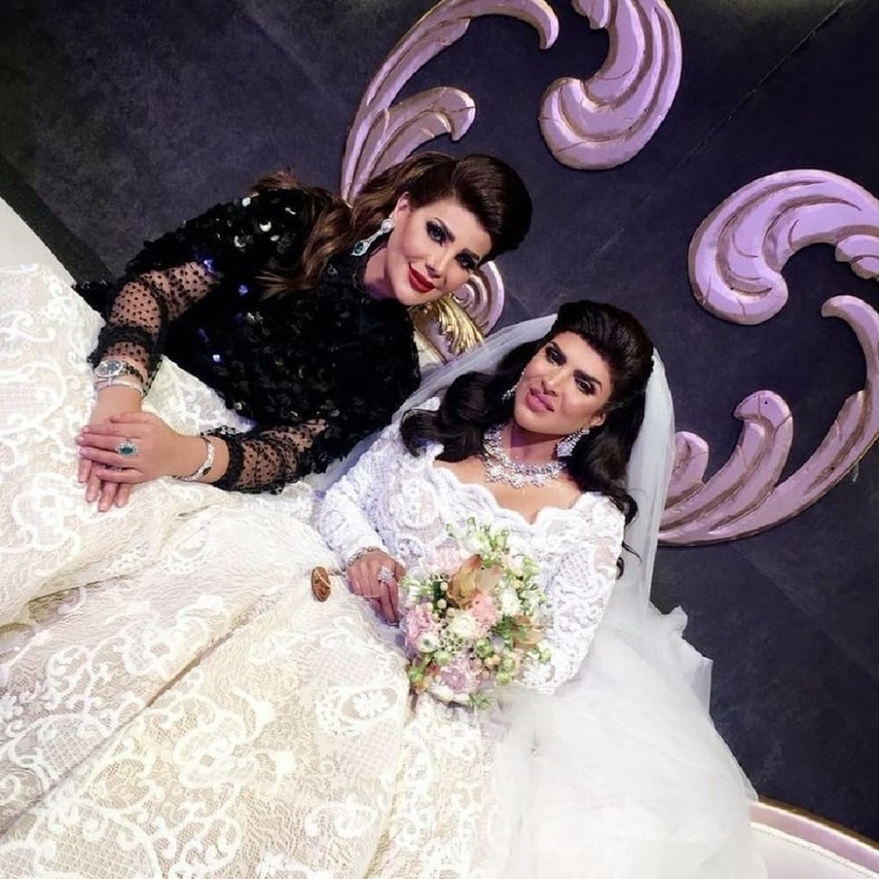  غدير السبتي تحتفل بزفافها