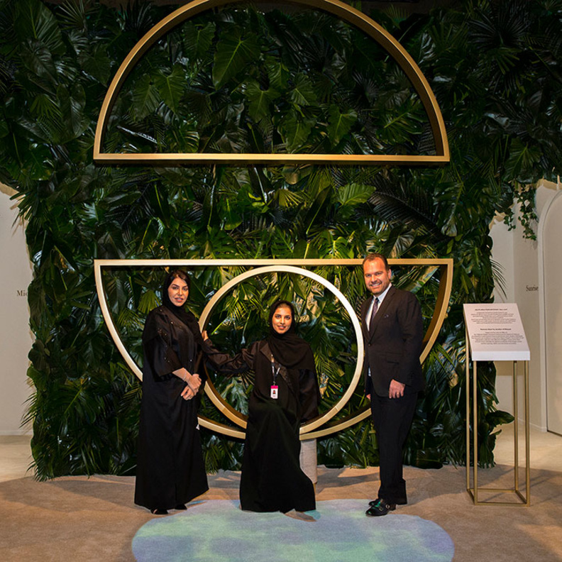 Al Maha Al Bastaki and Jean Marc Shammas