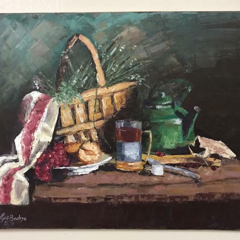 عمل كلنا انسان من الفنانة بدرية المالكي