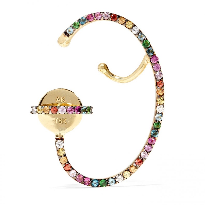 أقراط راقية وعصرية بألوان الربيع 2018