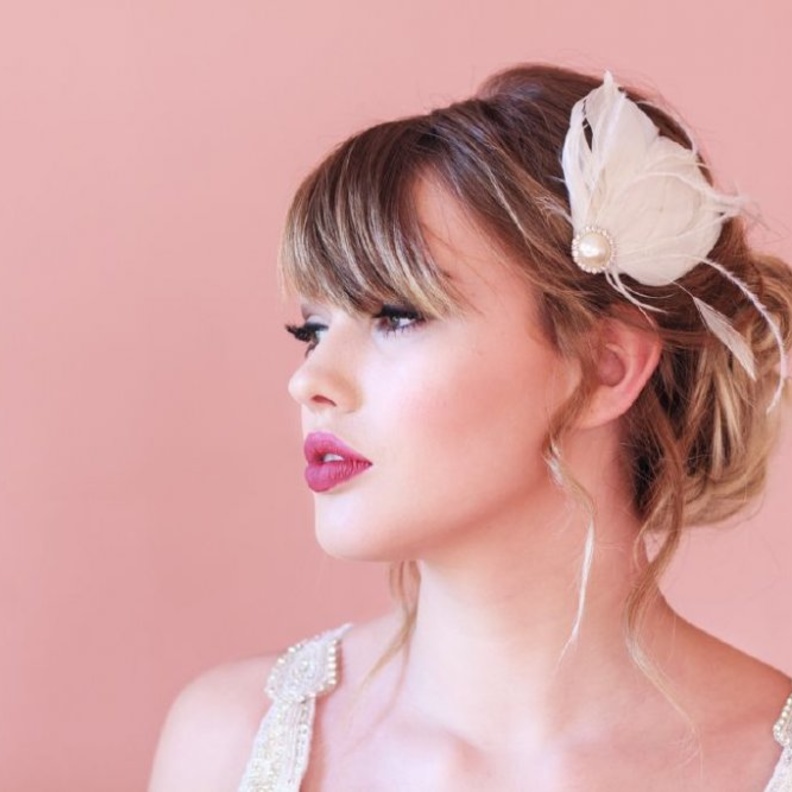 مكياج للعروس باللون الوردي هذا الربيع