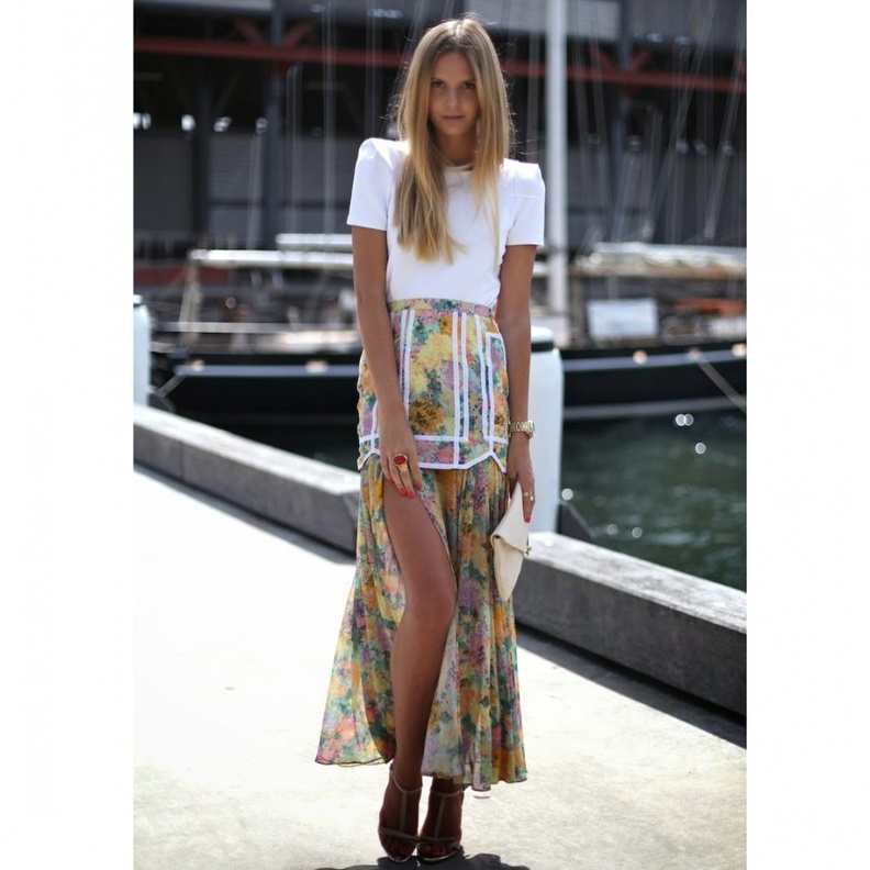 موديلات تنانير ماكسي