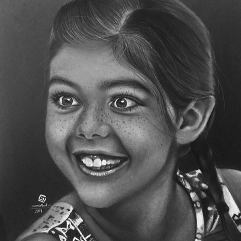 من أعمال الفنانة منار الشغب