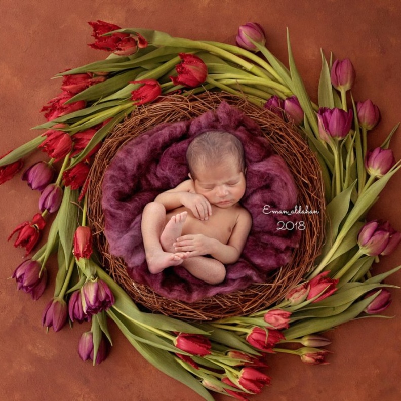 الطفولة الجميلة في صور ايمان