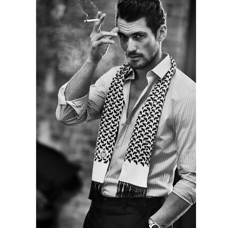 الكارديغان الصوفي بأسلوب كاجوال ومسترخي على طريقة ديفيد