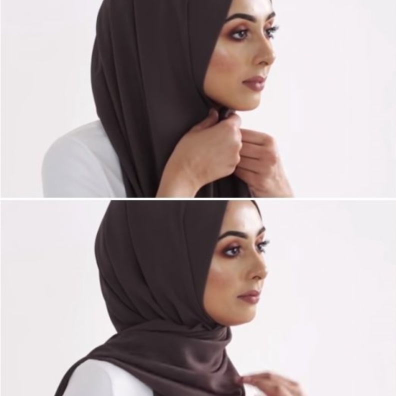 لفة حجاب ناعمة للعمل