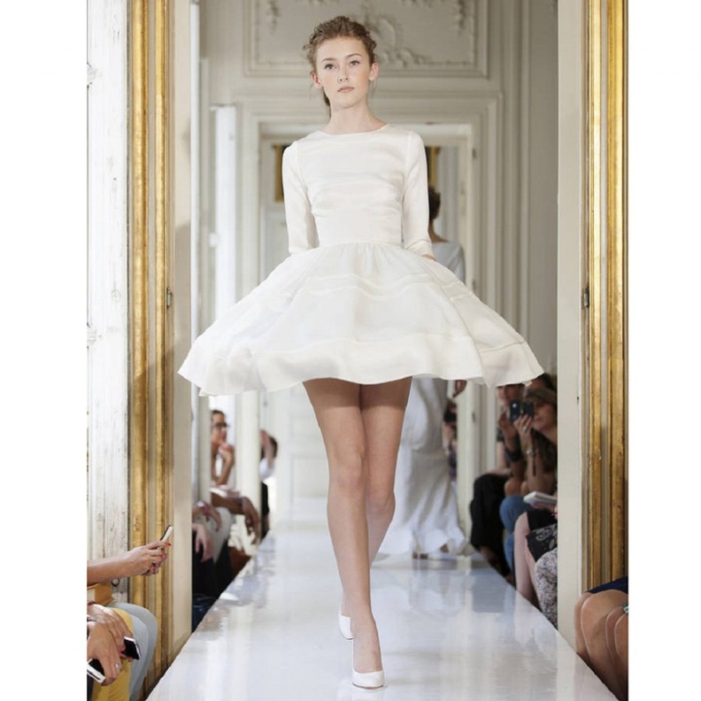 فساتين زفاف قصيرة من viktor & rolf