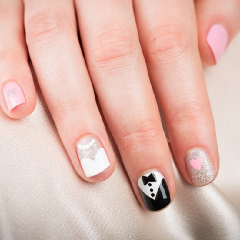 الوان المناكير البيضاء العصرية لعروس 2018