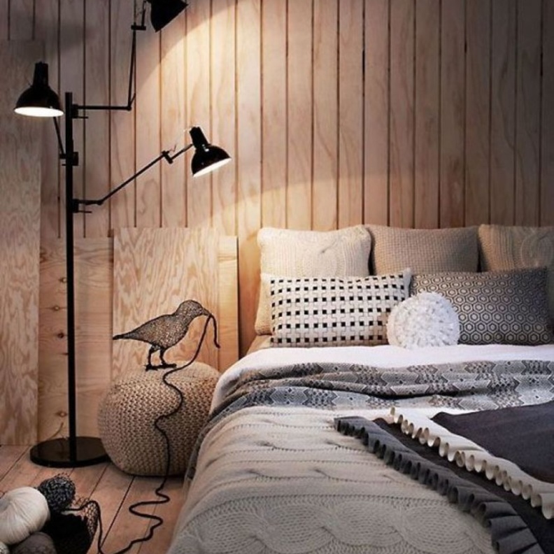 البيج و البني في ديكور غرفة النوم المريحة