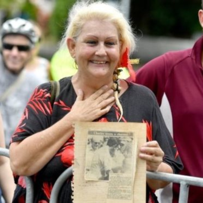 الأمير تشارلز صافح ليلى شيروود بعد أربعين عاما من لقائهما الأول