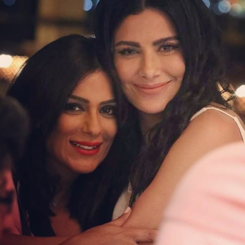 صبا مبارك وإنجي المقدم