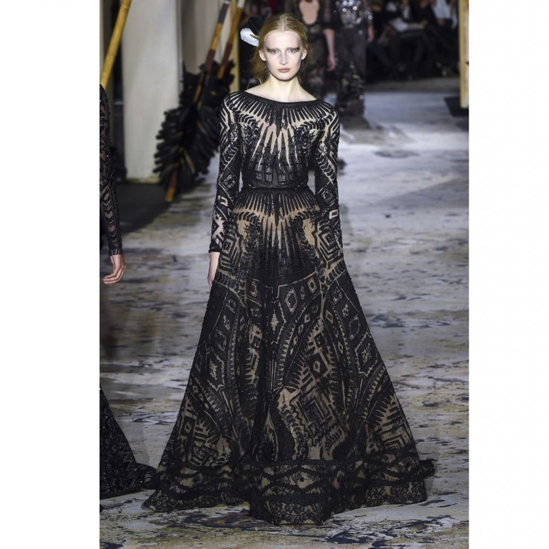 Givenchy فستان سهرة طويل بأكمام طويلة من 