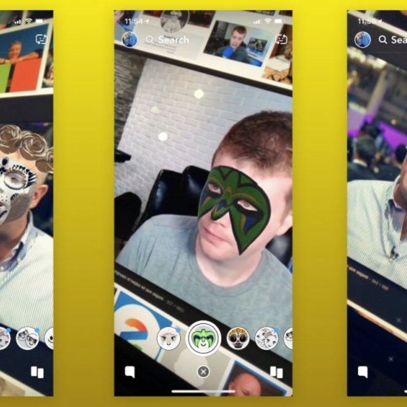 سنابشات تطلق فلاتر حصرية لهاتف آيفون إكس