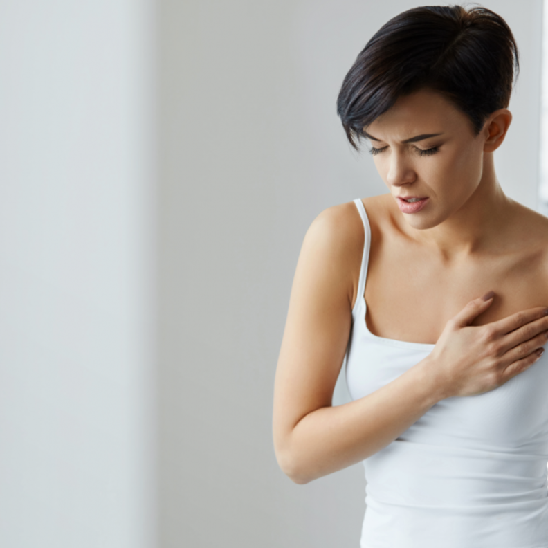 الم الصدر من اعراض الورم الليفي في الثدي