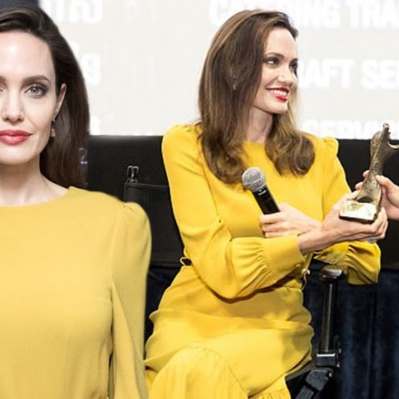 نجمات من برج الجوزاء متألقات بالاصفر مثل هايدي كلوم، انجلينا جولي، وكايلي مينوغ