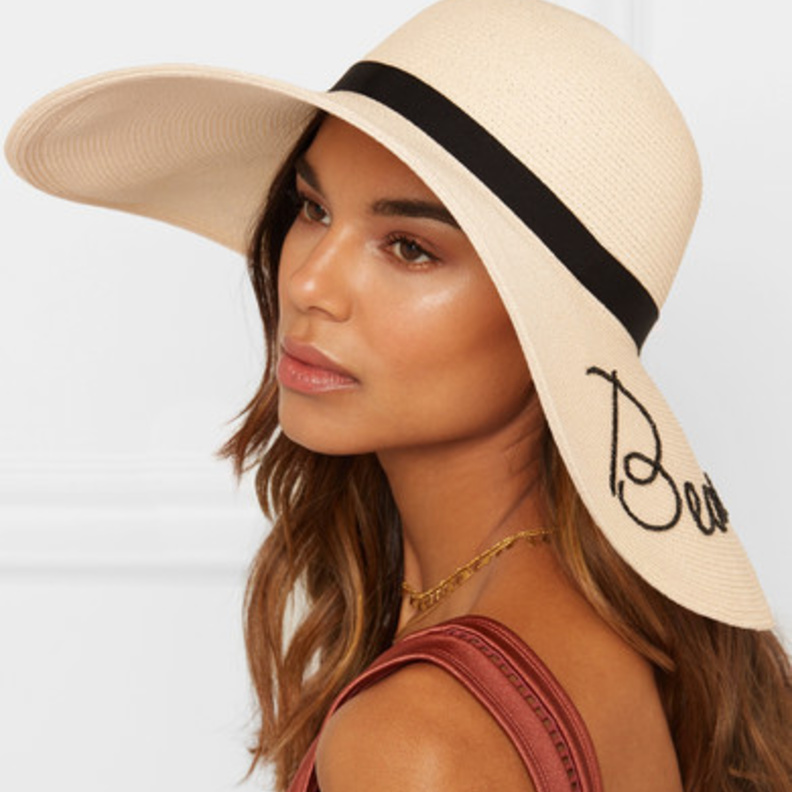 Gucci قبعة مميزة من القش من 