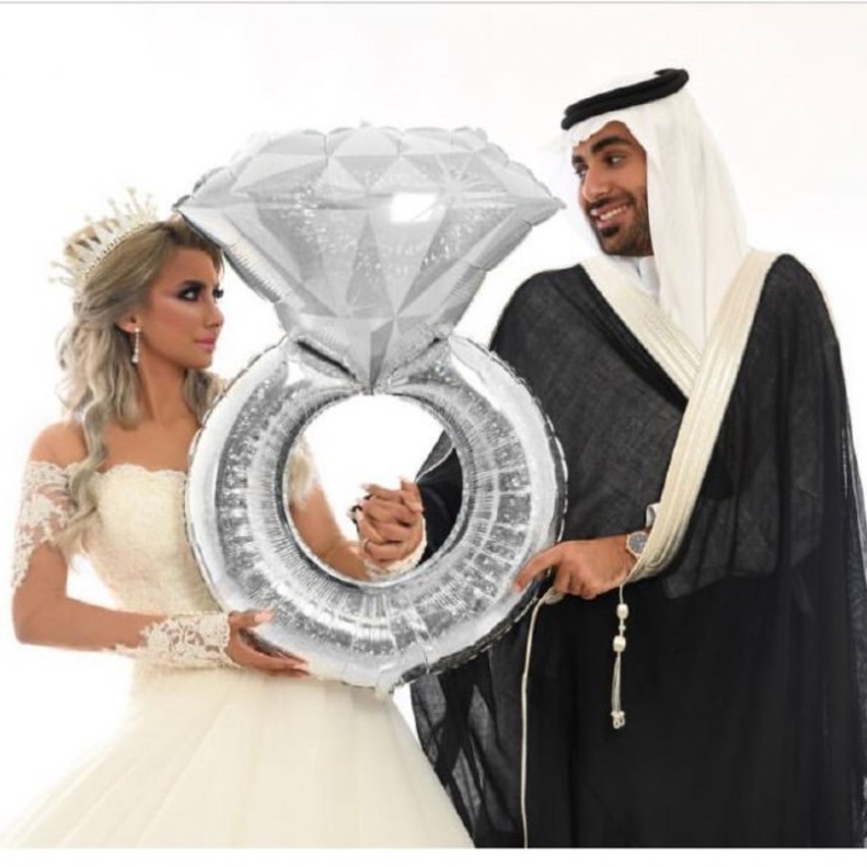 اطلالة العروس المتميزة بمكياج اروى الغامدي