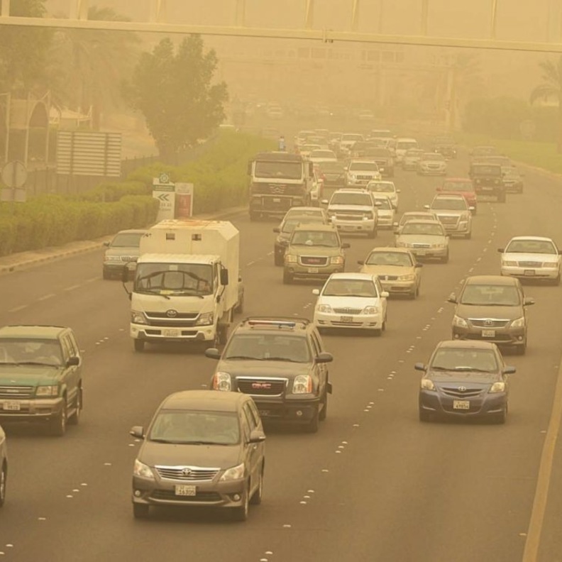 الأرصاد السعودية حذرت من الغبار والأتربة