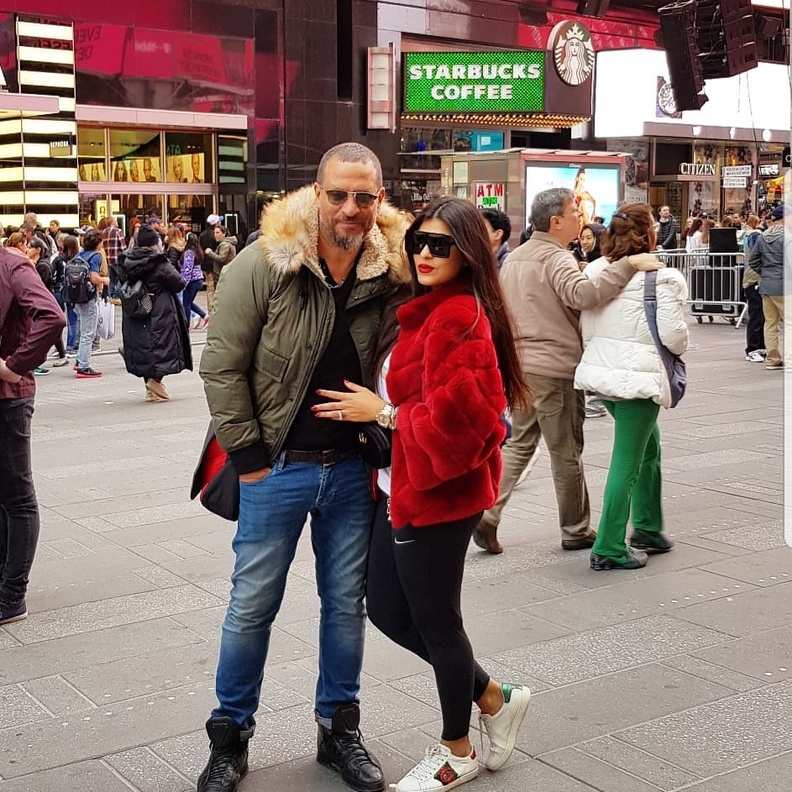 ماجد المصري وزوجته