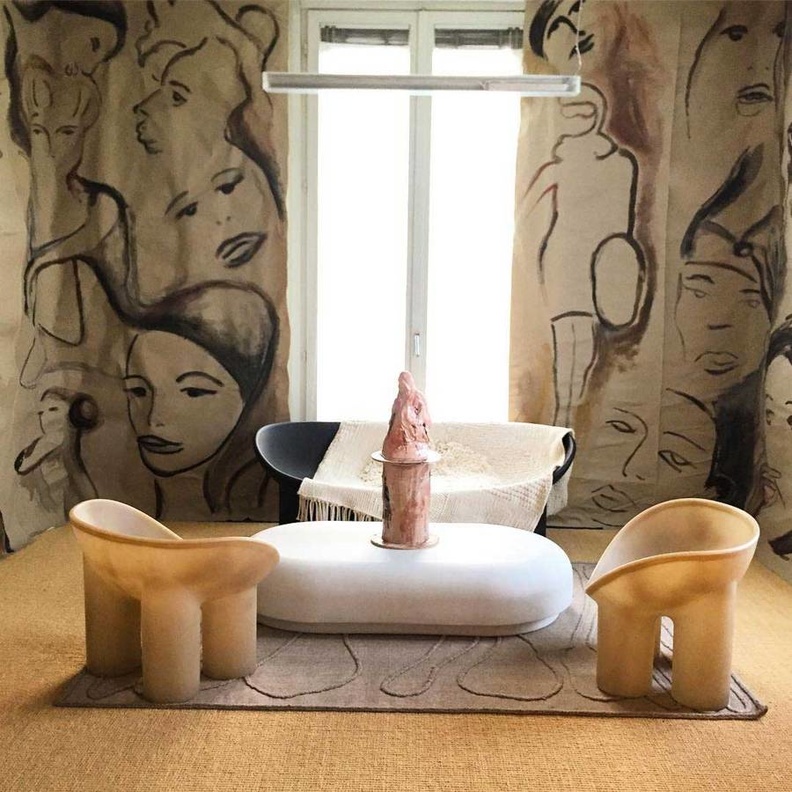 أثاث بألوان جذابة من تصميم Giulio Cappellini