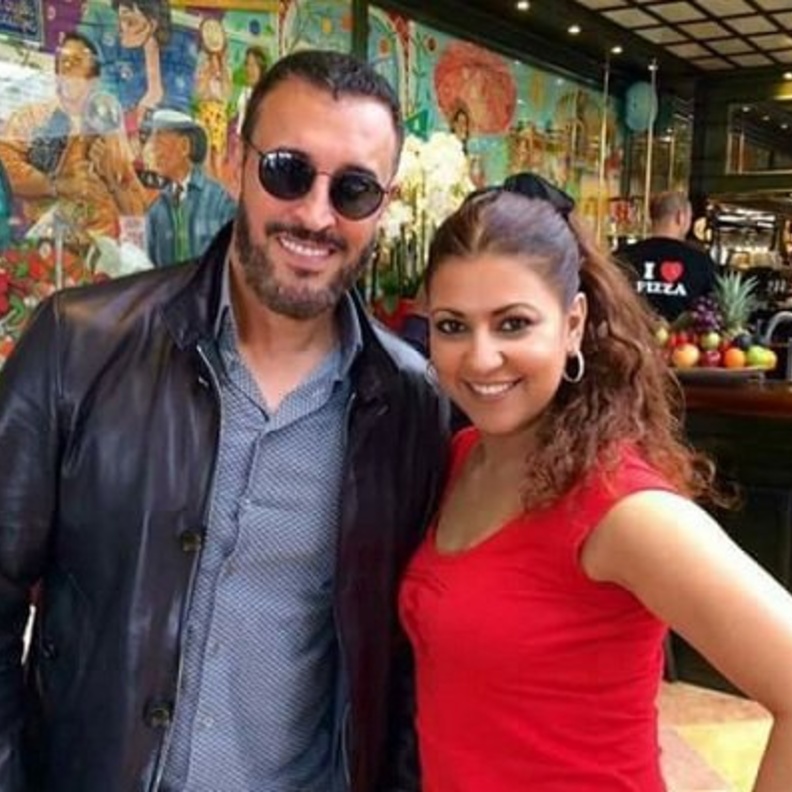 كاظم الساهر وصديقته