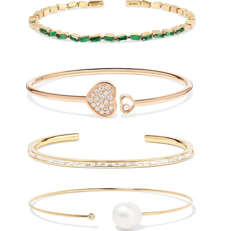 موديلات أساور ناعمة مفتوحة لصيحة Stacking