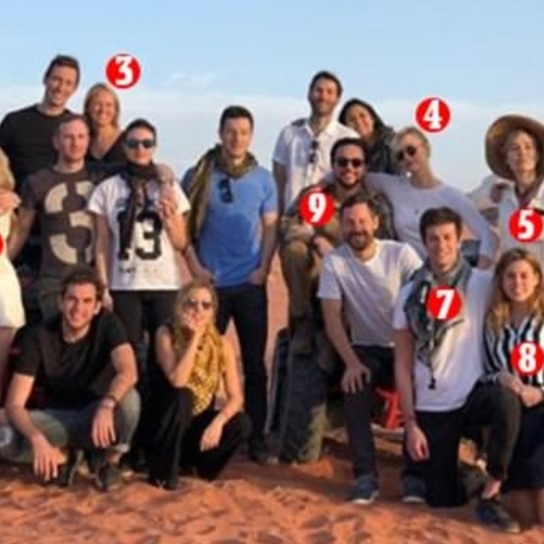 الأمير الحسين يستقبل الأميرة بياتريس