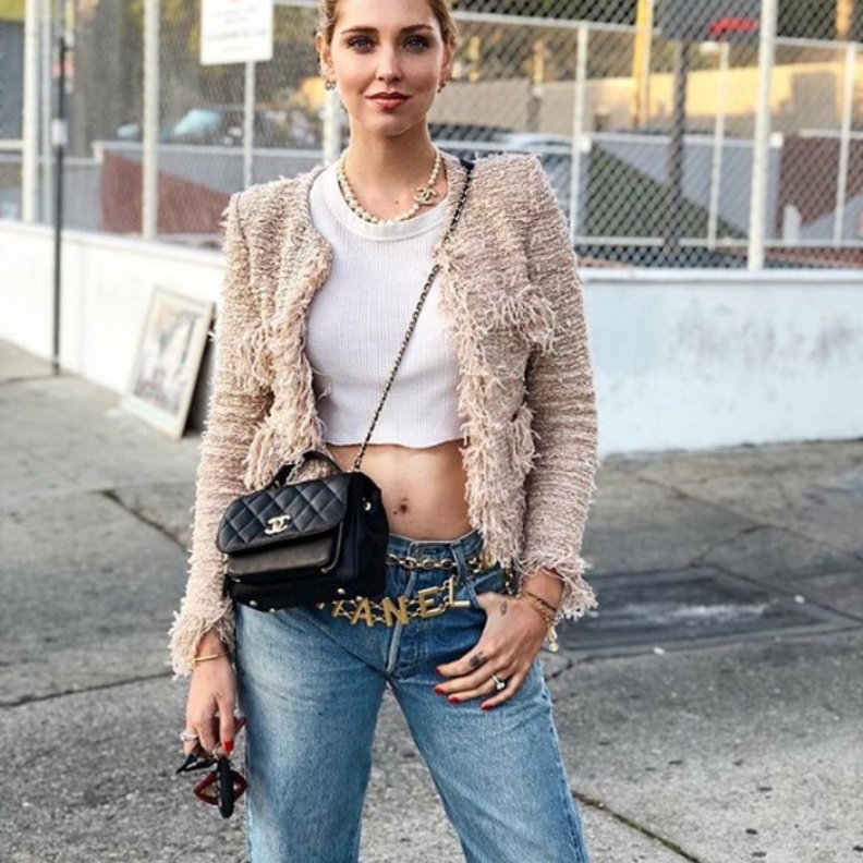 كيارا فيراجني وزوجها بعد حوالى الشهر على ولادتها